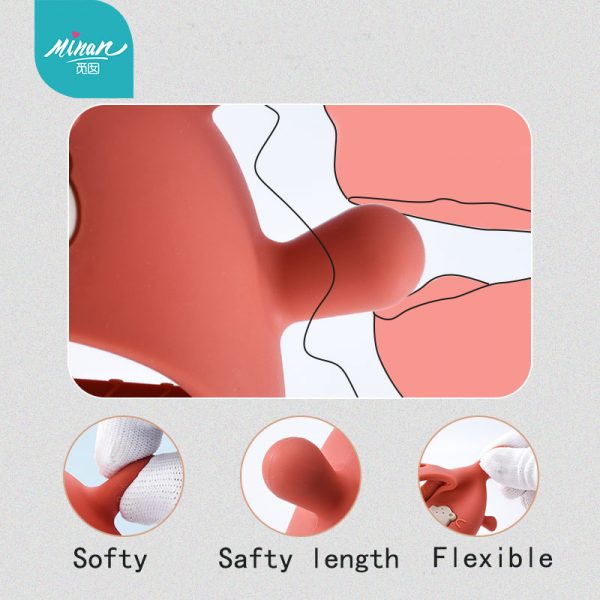 Hippo Never Drop Silicone Baby Teether 04