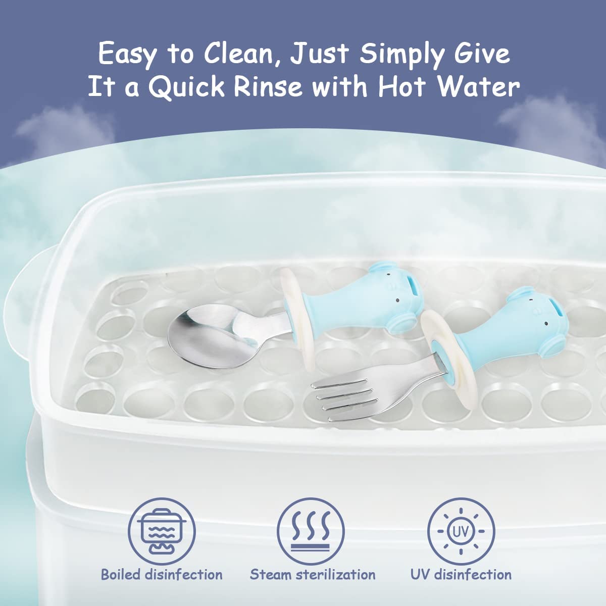 Baby Fork and Spoon Set 8