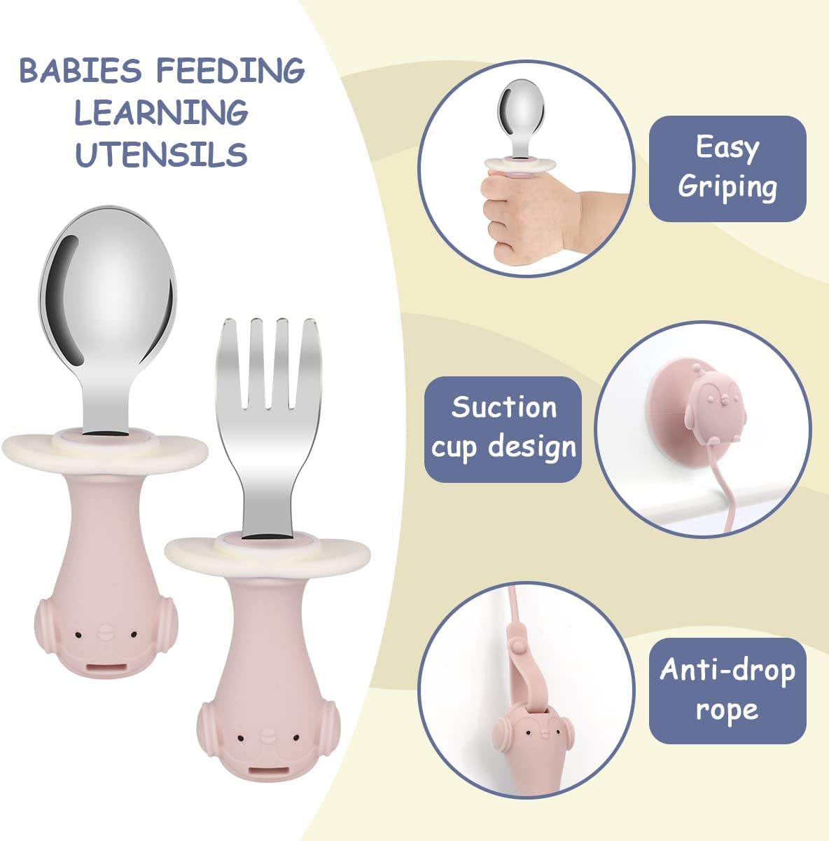 Baby Fork and Spoon Set 3